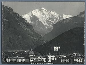 Gebr. Wehrli, Schweiz, Die Jungfrau vom Interlaken gesehen