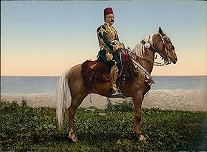Bosnien. Vornehmer Muhamedaner zu Pferd.