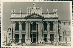 Italie, Rome, Basilique Saint-Jean-de-Latran, ca.1952, Vintage silver print