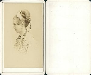Actrice théâtre, Louise Potier dite Lucy Cabel, chanteuse légère, circa 1865