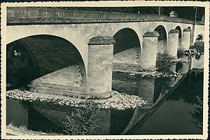 France, Un pont, ca.1949, Vintage silver print