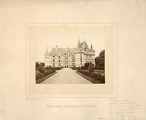 Mieusement, France, Château d'Azay le Rideau, 1879