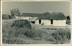 Espagne, entre Séville et Córdoba, Une ferme, ca.1950, Vintage silver print