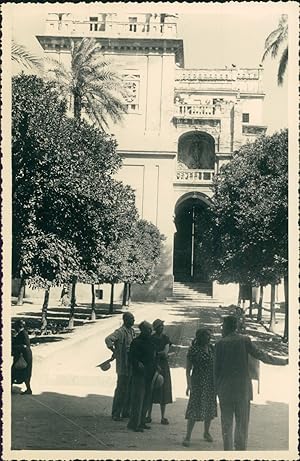 Espagne, Córdoba, Palais, ca.1950, Vintage silver print