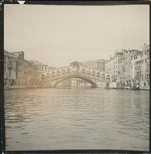 Italie, Venise, Le Pont du Rialto, ca.1905, Vintage citrate print