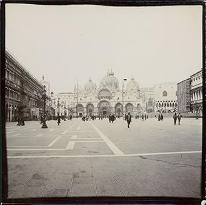 Italie, Venise, Basilique Saint-Marc, ca.1905, Vintage citrate print