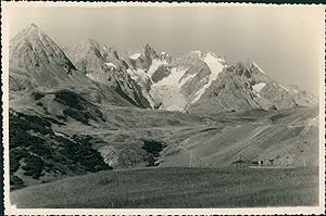 France, Route près des Alpes, Août 1949, Vintage silver print