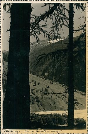 Suisse, Gletsch, 1949, Vintage silver print