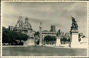 Italie, Rome, Église Santissimo Nome di Maria al Foro Traiano, ca.1952, Vintage silver print