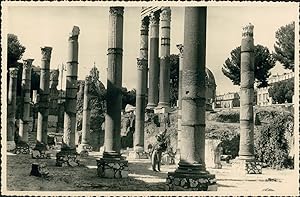 Italie, Rome, Forum de Trajan, ca.1952, Vintage silver print