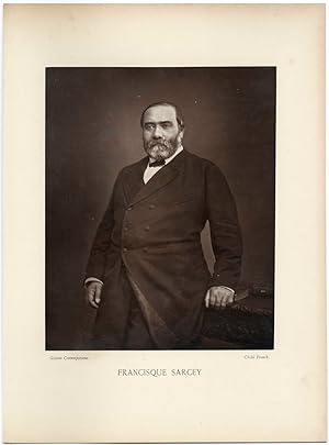 Galerie Contemporaine, Francisque Sarcey (1827 - 1899), est un critique dramatique et journaliste...