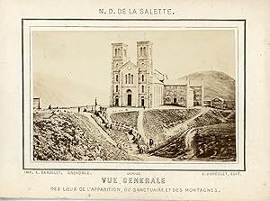 CDV, France, Notre-Dame de la Salette, vue générale, circa 1870