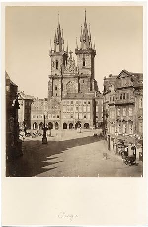 Tchécoslovaquie, Prague, église de Notre-Dame du Týn
