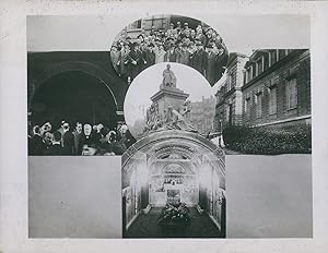 Conférence à l Institut Pasteur, ca.1920, Vintage silver print