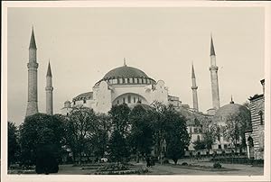 Turquie, Istanbul, Hagia Sophia, ca.1940, Vintage silver print