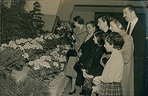 Argentine, Buenos Aires, Exposition florale du printemps, 1952, Vintage silver print
