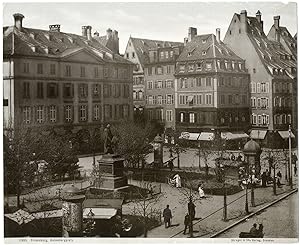 France, Strasbourg, Gutenberg platz, Palme Gutenberg