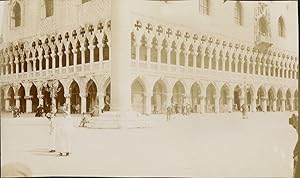 Italie, Venise, Palais des Doges, 1911, Vintage citrate print