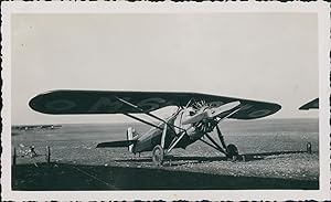 Aviation, Morane 315, ca.1930, vintage silver print