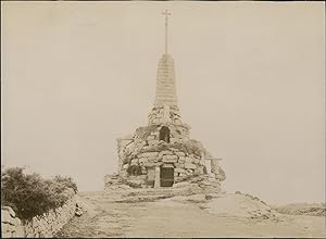 France, Bretagne, Trégastel, Castel Sainte Anne, le calvaire, ca.1900