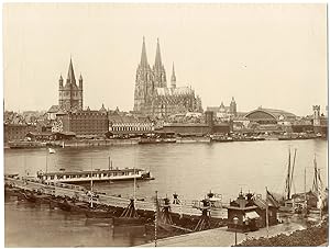 Allemagne, Cologne, Köln, vue générale de la cathédrale