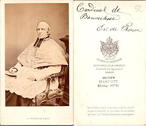 CDV Pierson, Paris, Cardinal Henri de Bonnechose, évêque de Rouen, circa 1865
