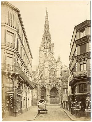 France, Rouen, église Saint-Maclou, vue générale