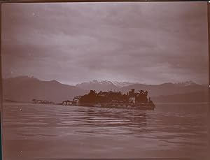 Italie, Lac Majeur, Îles Borromées, ca.1900, Vintage citrate print