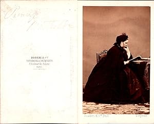 Disdéri, Paris, La princesse Mathilde Bonaparte, soeur du Prince Napoléon, cousine de Napoléon III