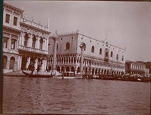 Italie, Venise, Palais des Doges, ca.1900, Vintage citrate print