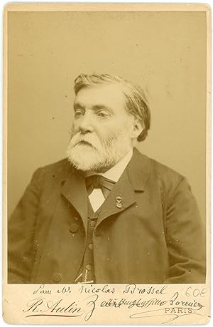 Autin, Paris, Henri de Bornier, écrivain français, circa 1880