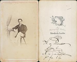 Friedrich Lucke, Jena, Jeune homme nommé Rousso, circa 1870