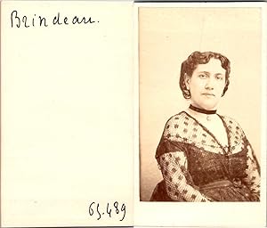 Archives Disdéri, Madame Brindeau