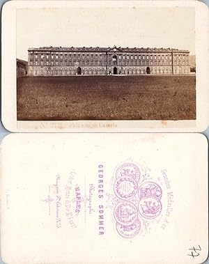 Italie, Italia, Naples, Napoli, Palazzo di Caserta, Palais royal de Caserte, circa 1875