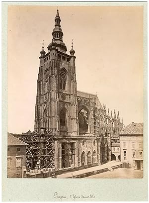 Tchécoslovaquie, Prague, église Saint-Nicolas, vue générale