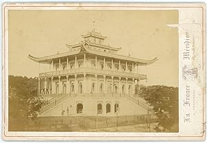 Terpereau, Arcachon, Le Buffet Chinois près de la gare, pavillon kiosque de style asiatique, ca.1880