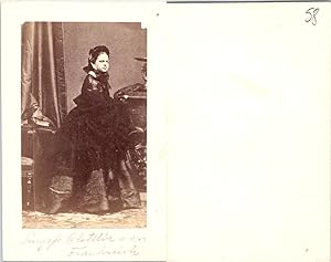 La princesse Clotilde de Savoie, épouse du Prince Napoléon, circa 1860