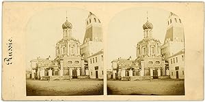 Stereo Russie, Russia, Moscou, Moscow, Kremlin ? Chapelle à identifier, circa 1870