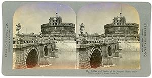 Stereo, Stereo Travel Co., Bridge and Castle of St. Angelo, Rome, Italy