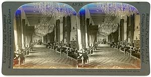 Stereo, Keystone View Company, Underwood & Underwood, Throne room of Sultan s palace, Zanzibar, E...