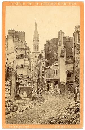 France, St Cloud, rue de l'Eglise, 1871
