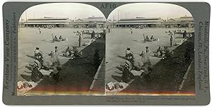 Stereo, Keystone View Company, Underwood & Underwood, Meal time the Compound, miners families liv...