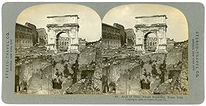 Stereo, Stereo Travel Co., Arch of Titus, Forum Romanum, Rome, Italy