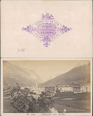 Suisse, Schweiz, Louèche-les-Bains, Leukerbad, circa 1875
