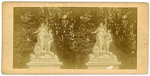 STEREO France, Groupe de sculptures dans un parc à identifier, circa 1880