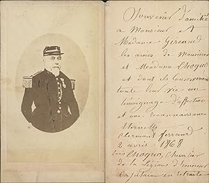 Clermont-Ferrand, Militaire nommé Louis Choque, capitaine à la retraite, 1868