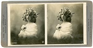 Stereo, J.A., The New American Universal Compagny, Femme avec couronne de fleur