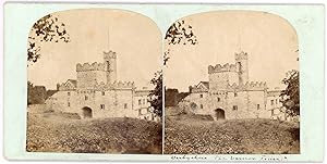 Stereo England, Derbyshire, Haddon Hall near Bakewell, The Vernon Tower, circa 1870