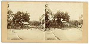 STEREO France, fontaine Rosalie, dite de l'Hôpital" à Vichy, circa 1880