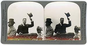 Stereo, USA, President and Mrs. Roosevelt at the Jamestown Exposition, 1907